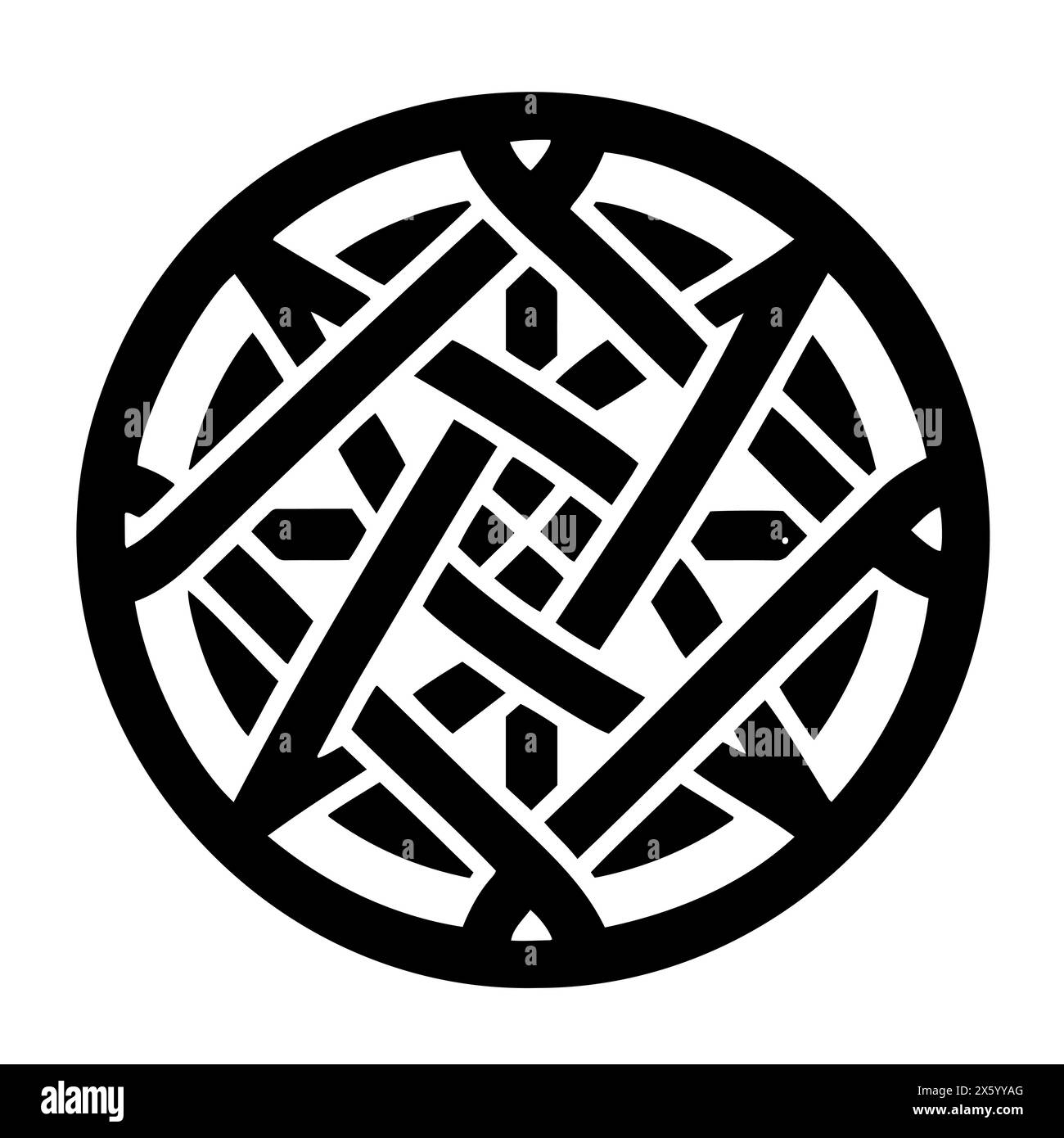 Balck Round Pattern Round black geometric pattern on white background Stock Vector Image ...