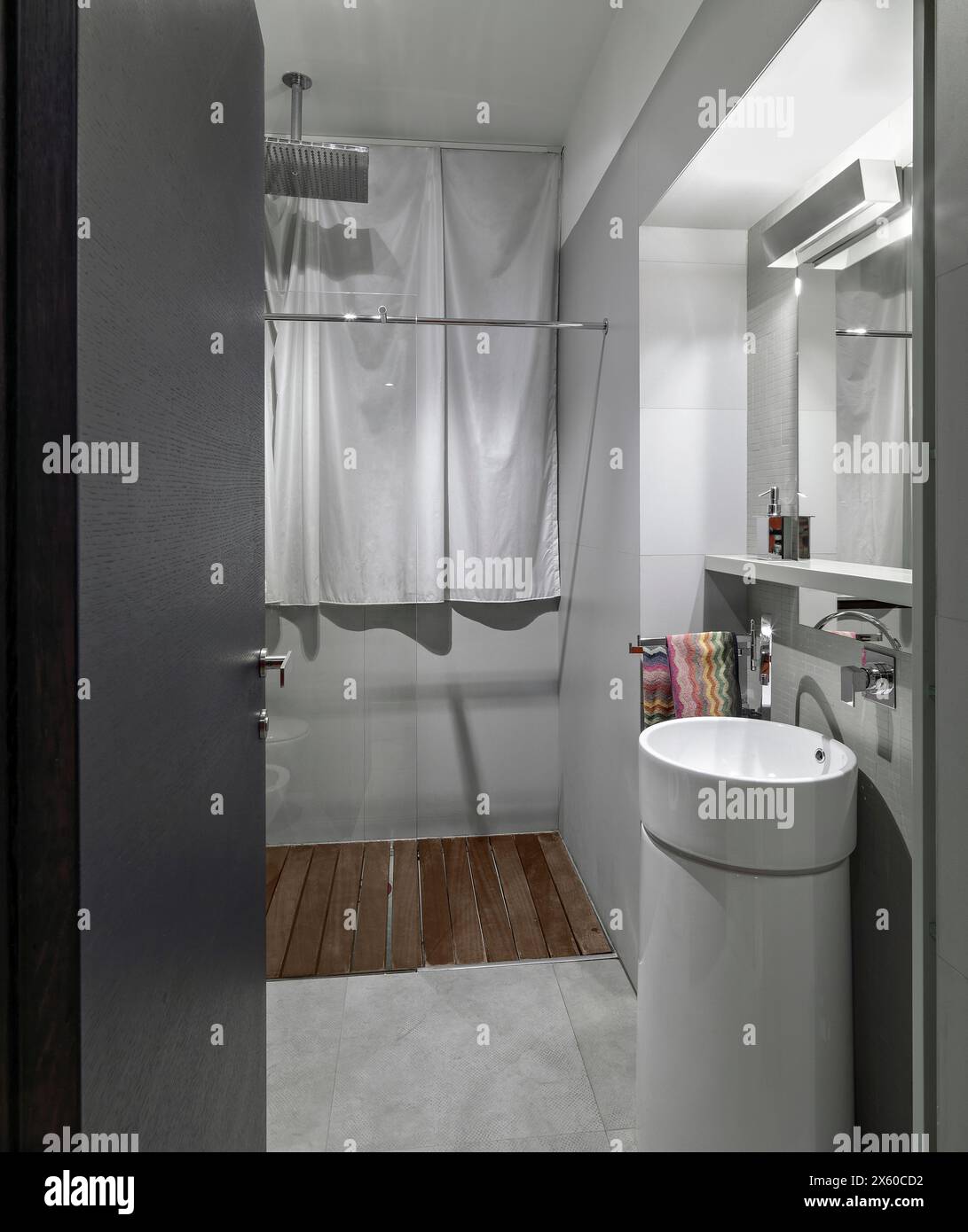 interior shot of a modern bathroom Stock Photo