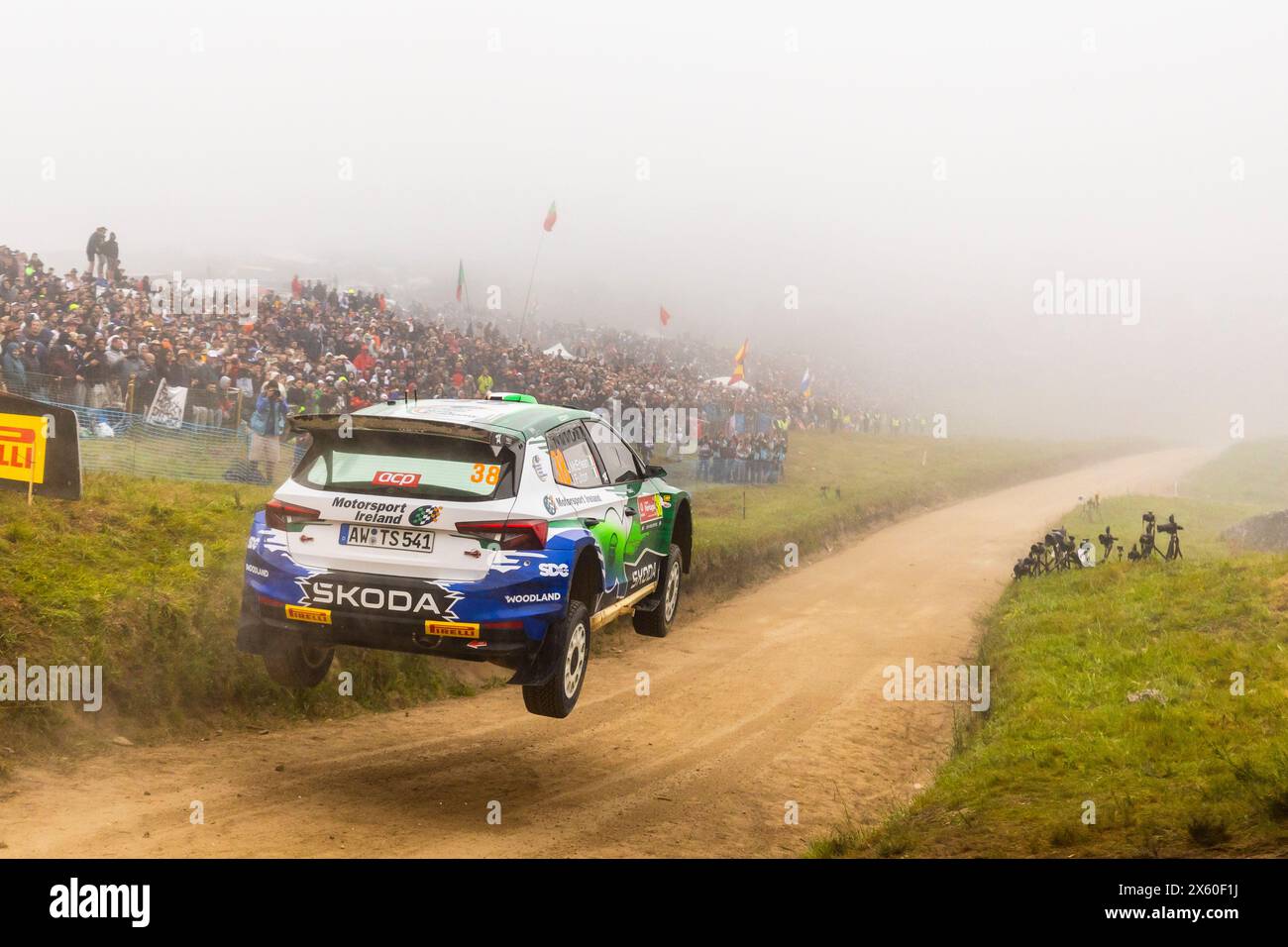 38 Joshua MCERLEAN, James FULTON, Skoda Fabia RS Rally2, action during ...