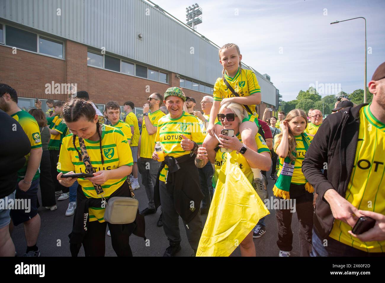 Carrow Road, Norwich on Sunday 12th May 2024. Norwich City Football ...