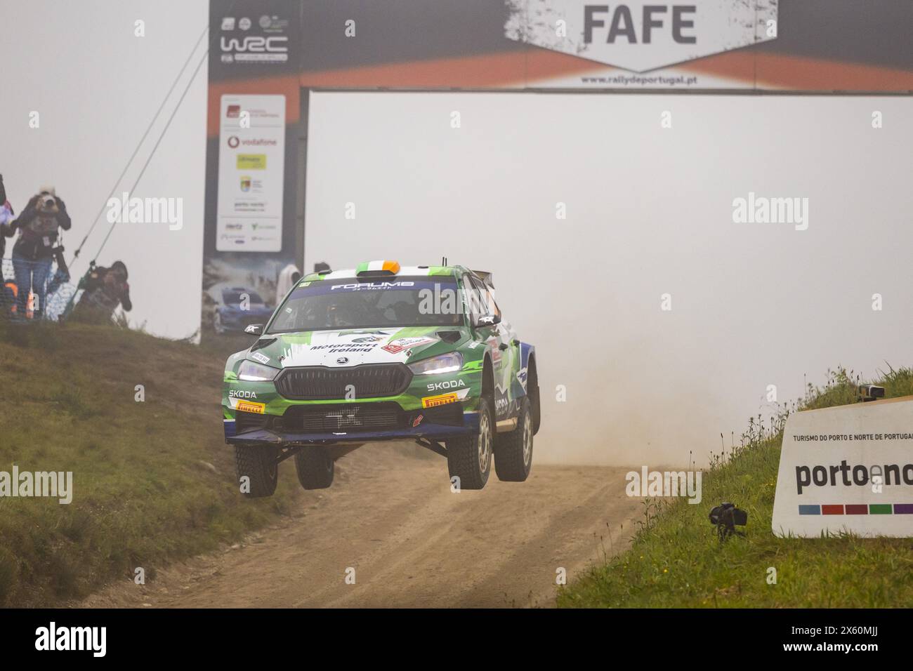 38 Joshua MCERLEAN, James FULTON, Skoda Fabia RS Rally2, action during ...