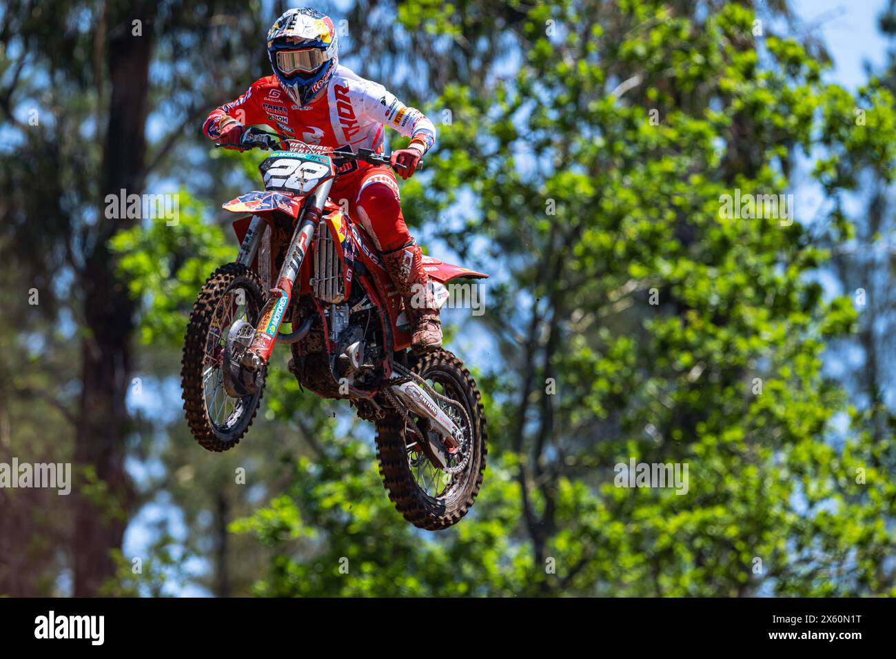 Spain, Spain. 12th May, 2024. Motocross World Championship-Round 6-MXGP of Galicia-Lugo-12 Maggio 2024-MXGP MX2 Class-Marc Antonie Rossi-Team GasGas Factory during MXGP of Galicia, Motocross race in Spain, Spain, May 12 2024 Credit: Independent Photo Agency/Alamy Live News Stock Photo