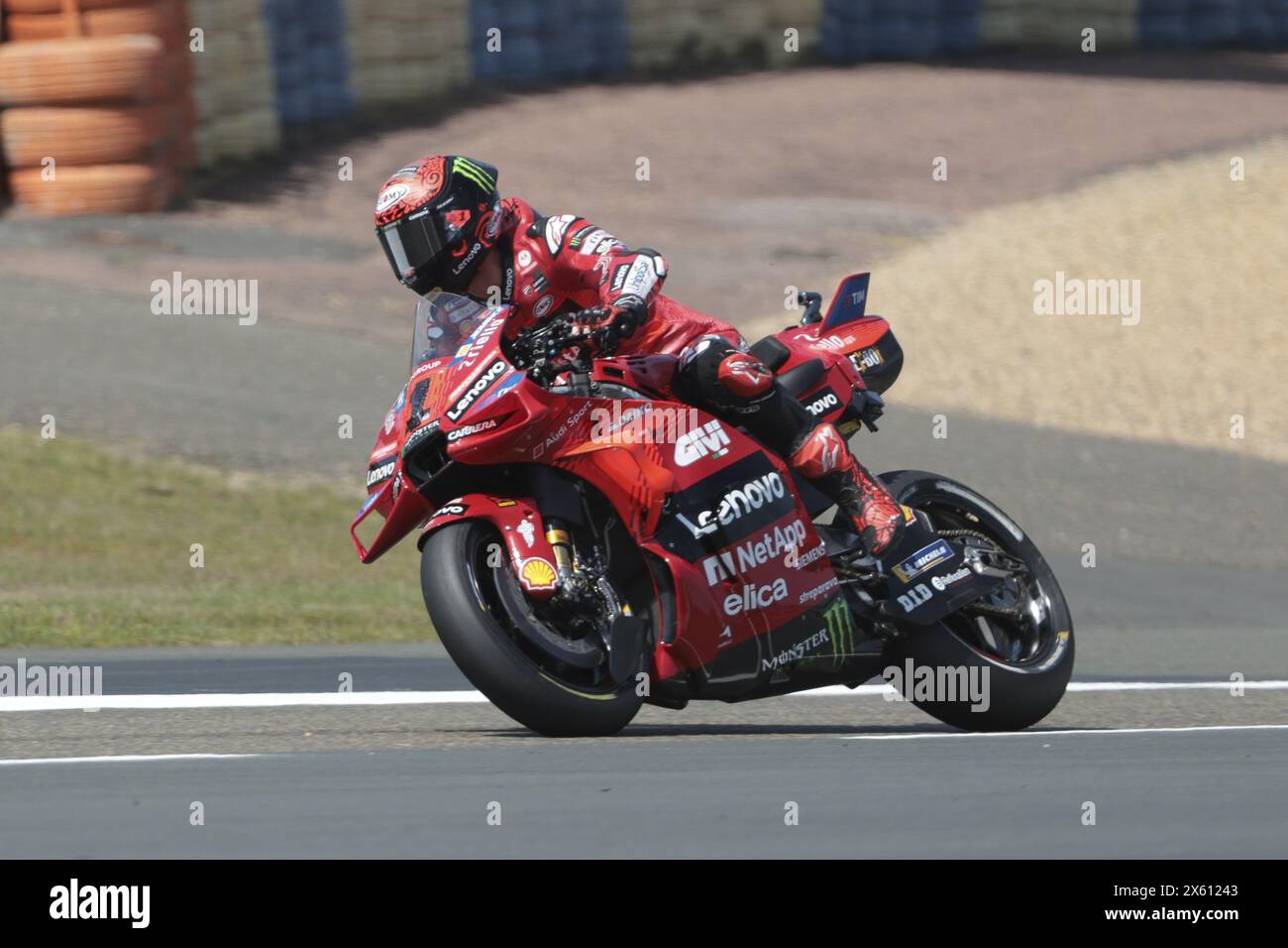 Francesco Bagnaia of Italy #1 and Ducati Lenovo Team in action during ...