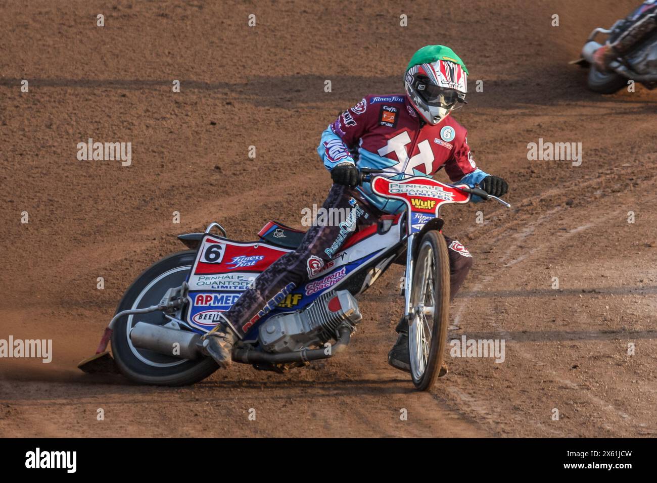 Phil Morris - current FIM Race Director - in his speedway racing days ...