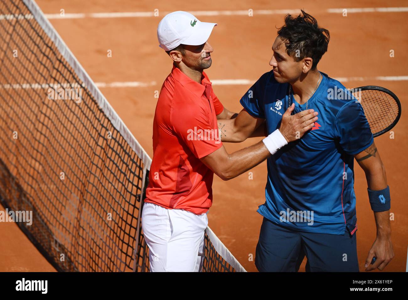 Internazionali Bnl Tenis Roma 2021 Playing Tennis Novak Djokovic