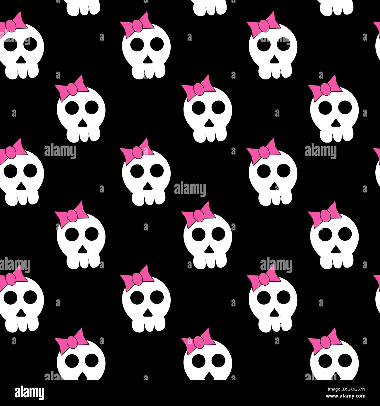 Seamless Emo Pattern. Cute skull with bow. Y2k style. Black and pink. 2000s  design. Vector flat illustration Stock Vector Image \u0026 Art - Alamy, image size:1300x1390