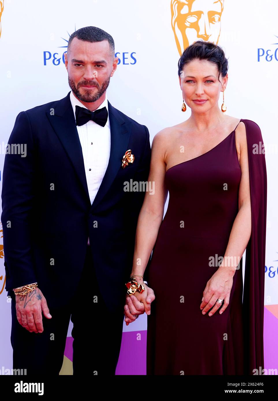 Matt Willis and Emma Willis attending the BAFTA TV Awards 2024, at the