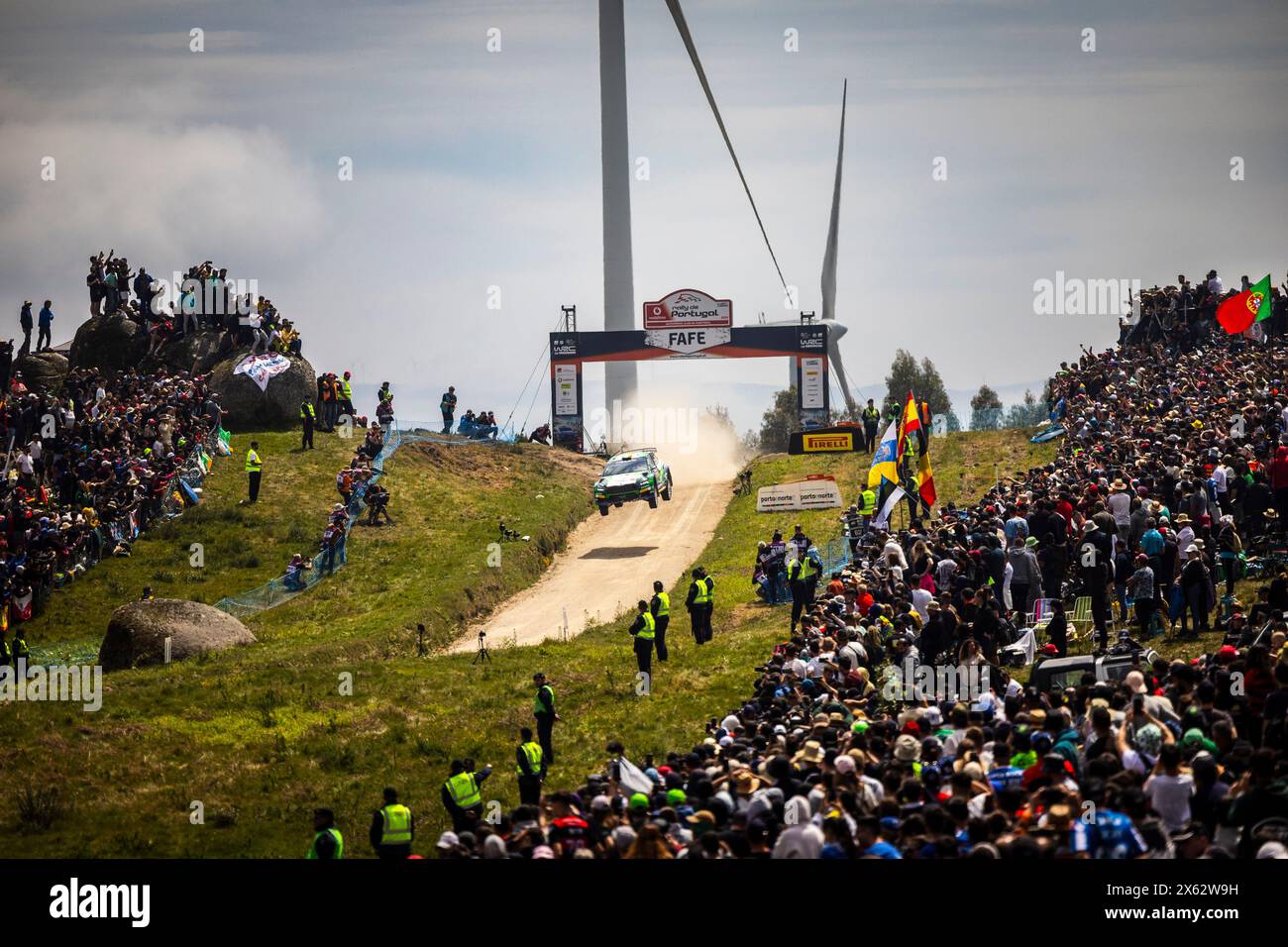 38 Joshua MCERLEAN, James FULTON, Skoda Fabia RS Rally2, action during ...