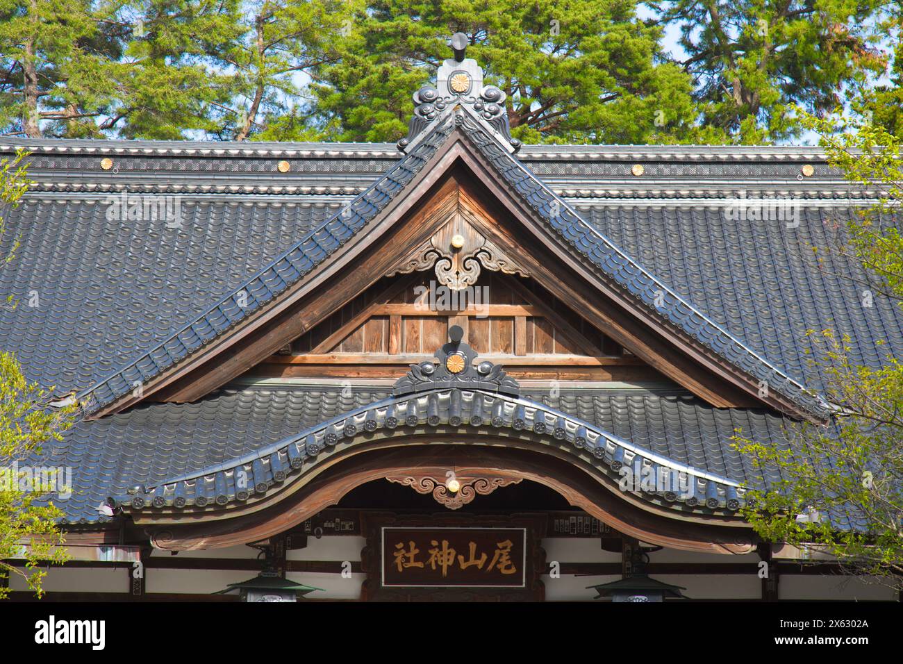 Japan, Kanazawa, Oyama Jinja Shrine Stock Photo - Alamy