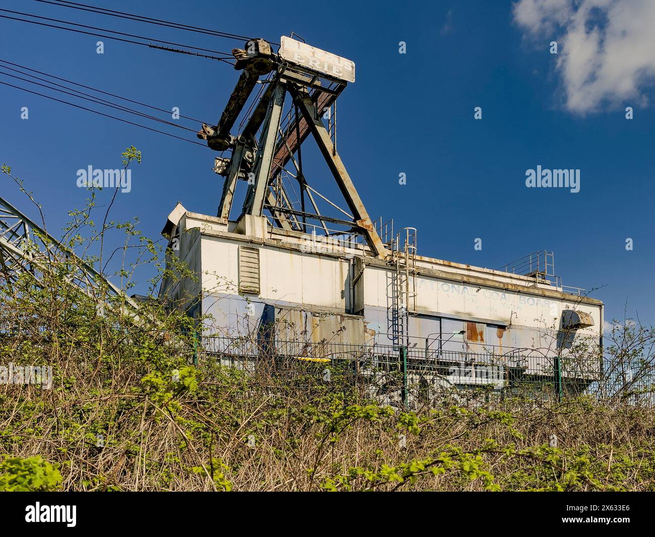 Walking dragline excavator at St Aidan's nature reserve in West