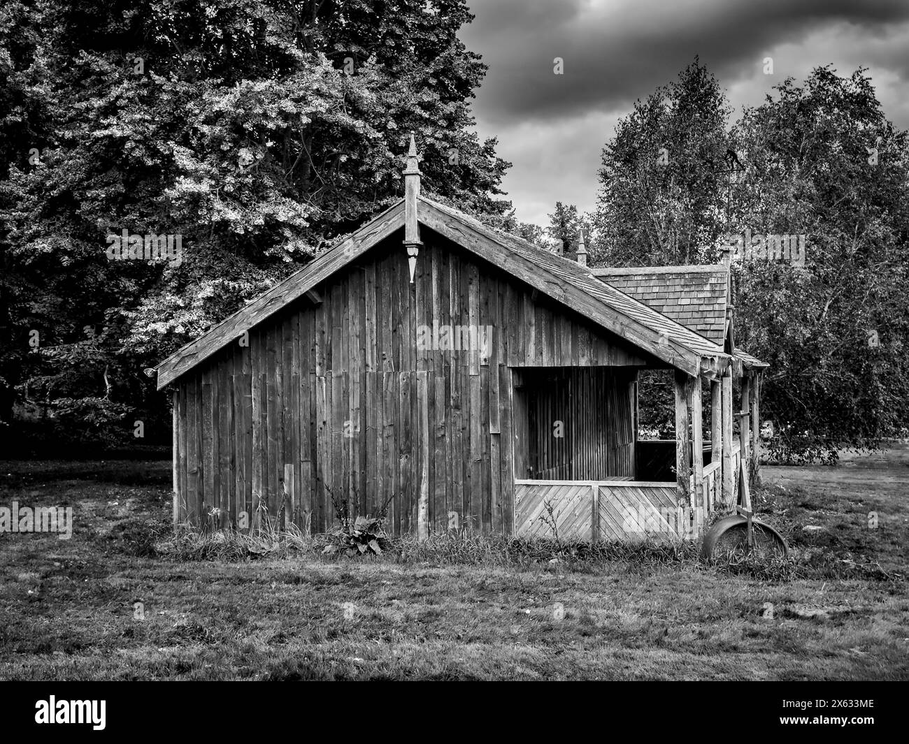 Cricket Pavilion at Castle Howard. North Yorkshire. Stock Photo