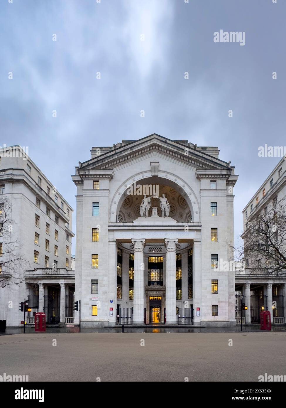 Exterior Facade Of Bush House Strand Campus Of King s College London 