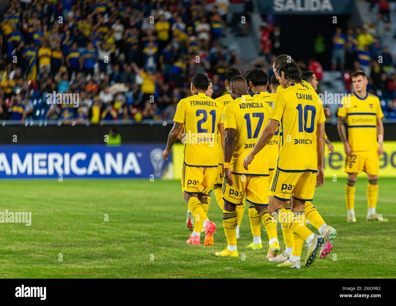 Sportivo Trinidense (1) v Club Atletico Boca Juniors (2) match, phase