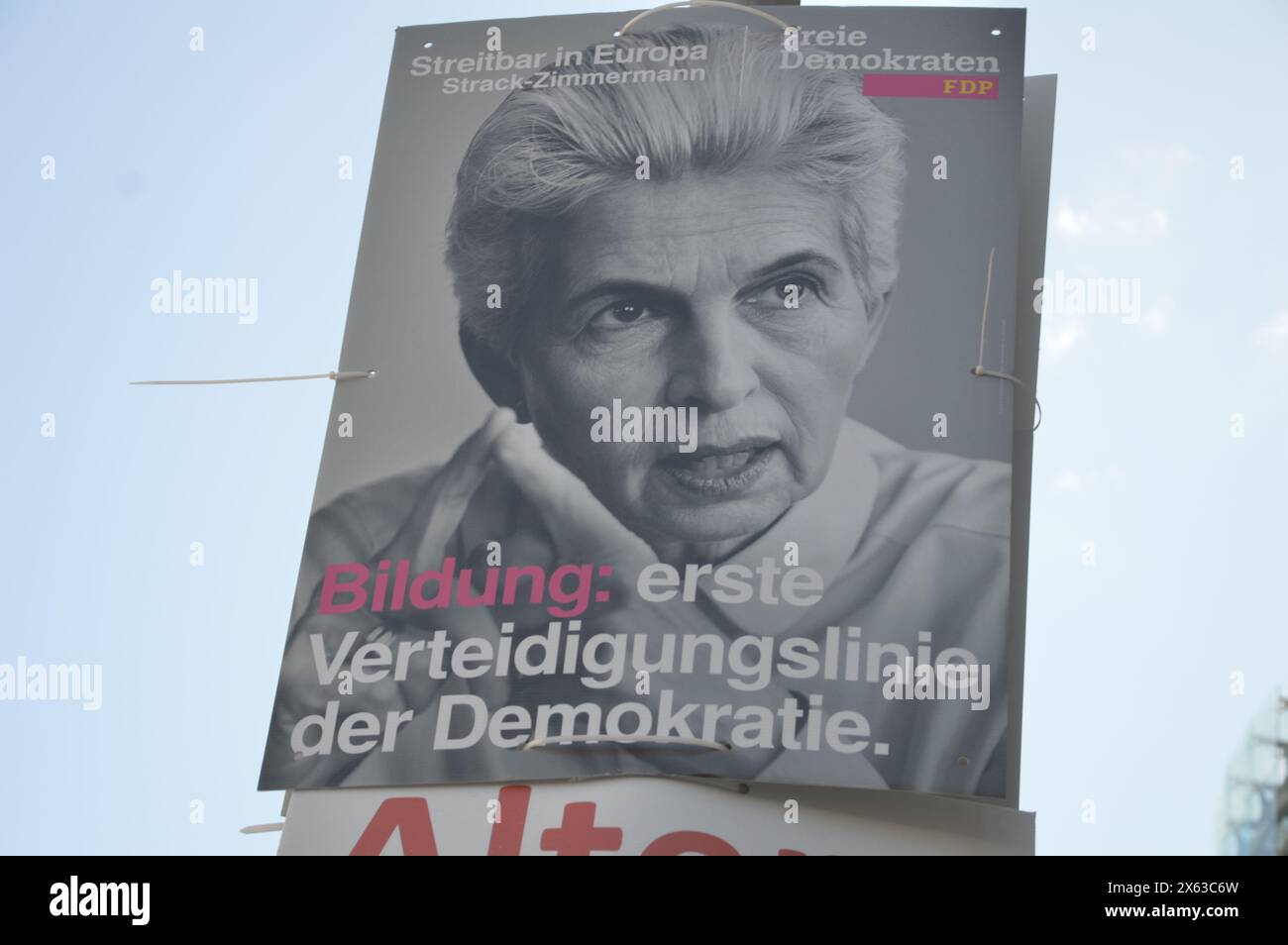 Berlin, Germany May 12, 2024 European Parliament election posters