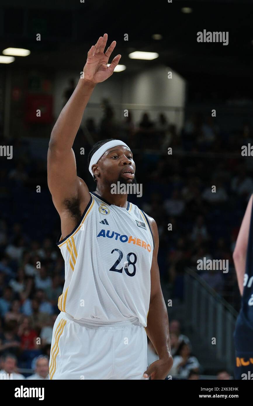 Guerschon Yabusele player of Real Madrid during the match between Real