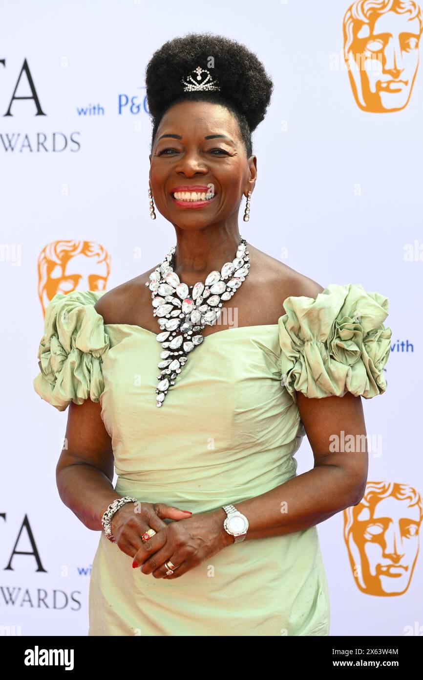 London, UK. 12 May 2024. Baroness Floella Benjamin attending the BAFTA