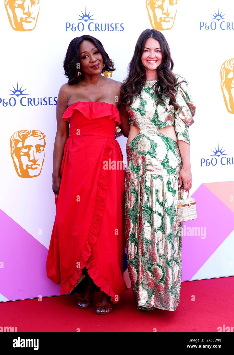 Diane Parish and Lacey Turner attending the BAFTA TV Awards 2024, at the Royal Festival Hall in London. Picture date: Sunday May 12, 2024. Stock Photo