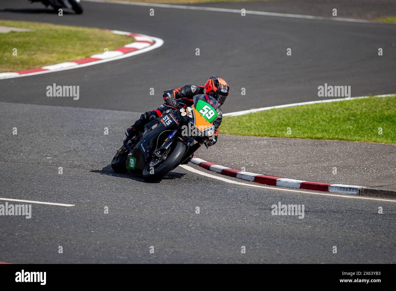 Portstewart, UK. 09th May, 2024. Peter Hickman (#60) won the J M Paterson Supertwin Race at the Northwest 200. Second was Richard Cooper(#47) and third was Jeremy McWilliams (#99) Credit: Bonzo/Alamy Live News Stock Photo