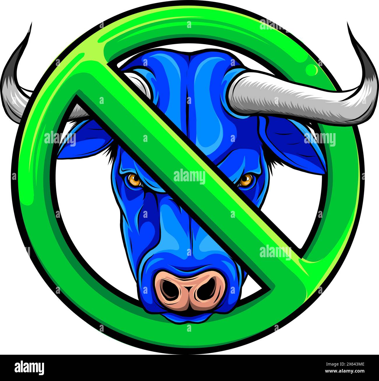 Alert cow Stock Vector Images - Alamy