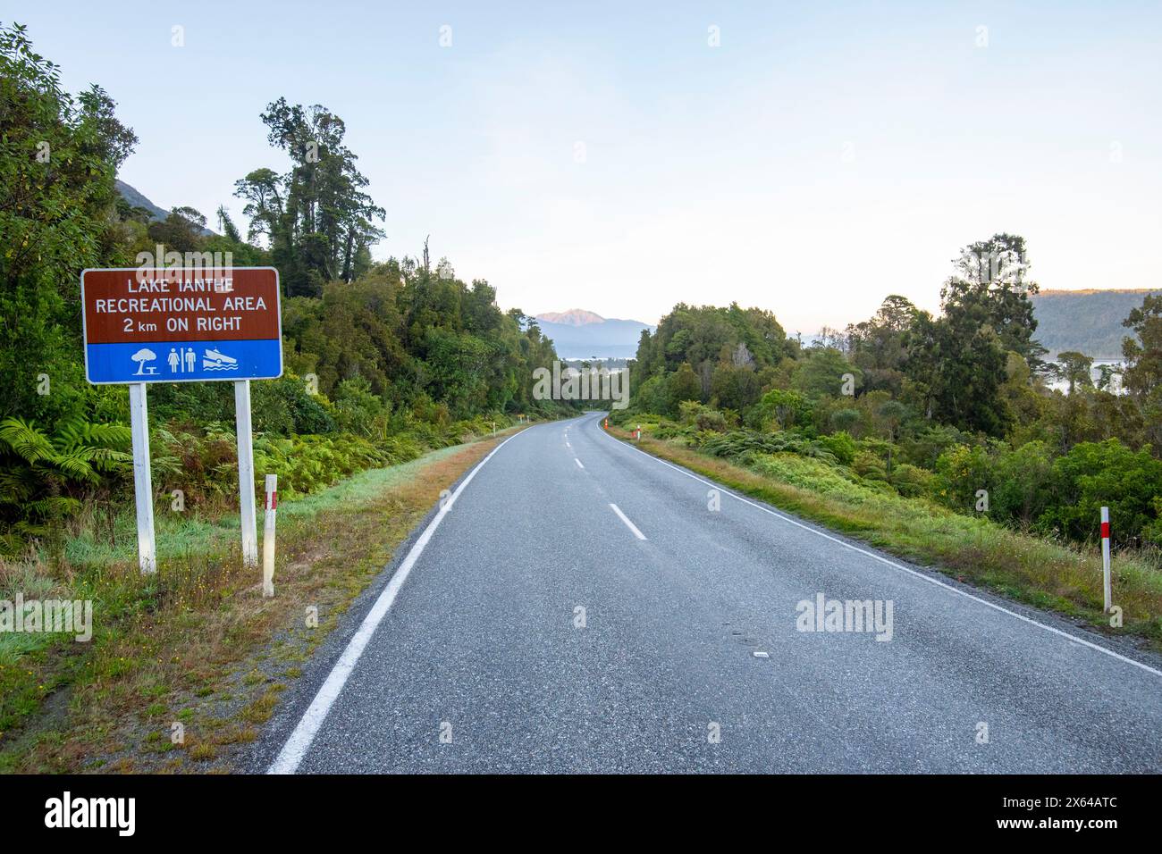 New Zealand State Highway 6 (Haast Pass Stock Photo Alamy
