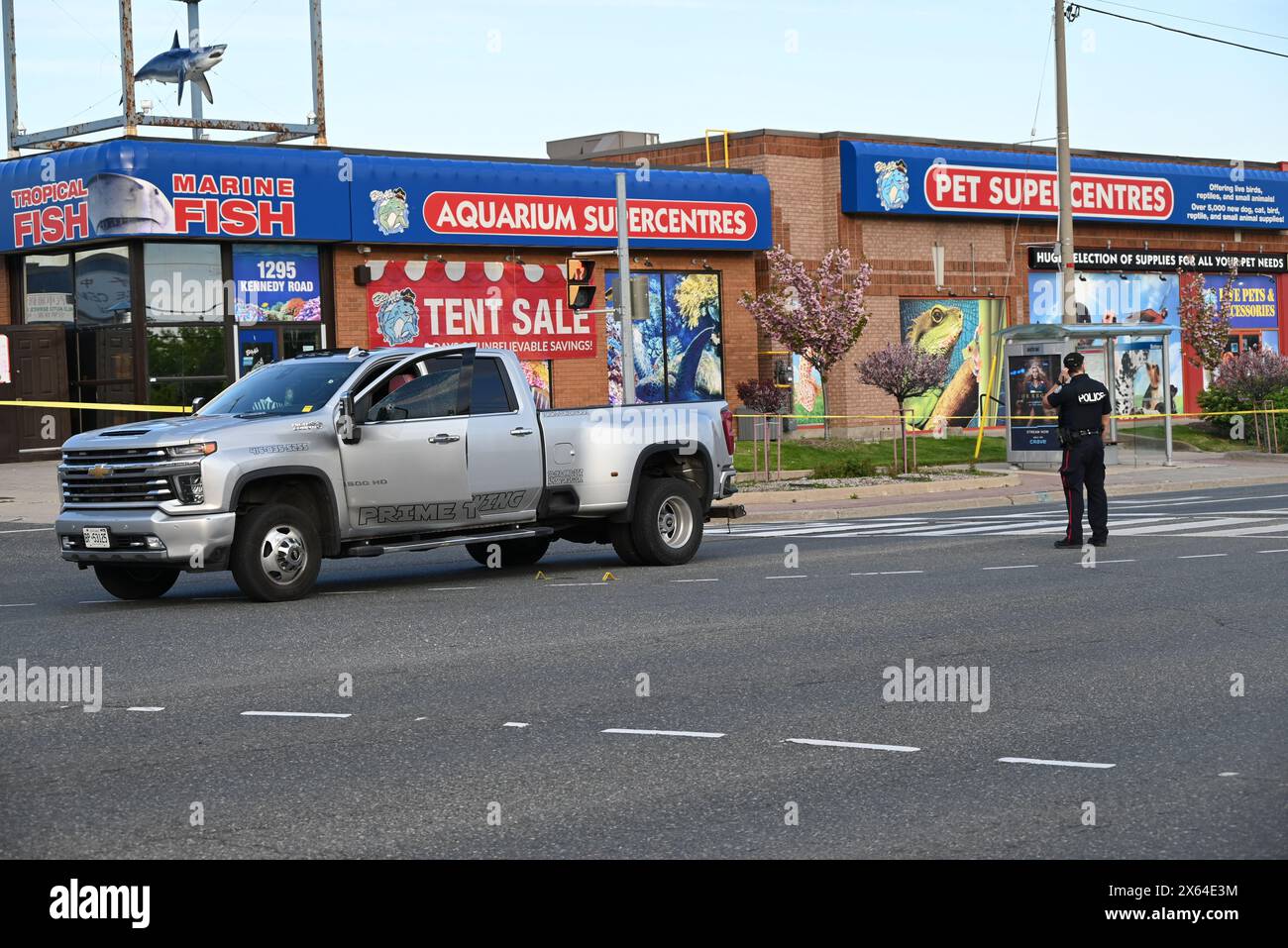 Tow truck involved in a shooting where one person was injured in ...