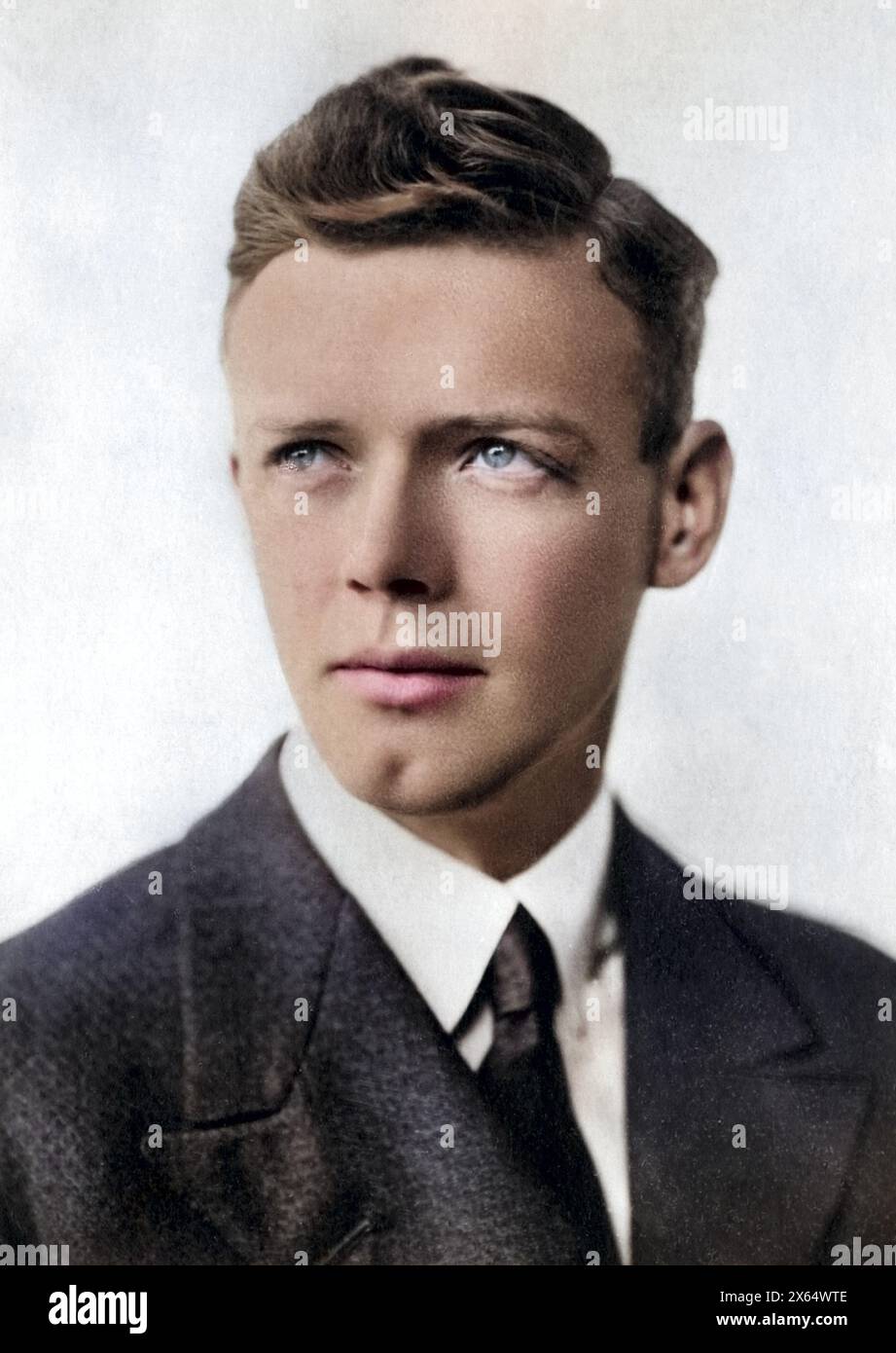Lindbergh, Charles, 4.2.1902 - 26.8.1974, American pilot, portrait, circa 1925, ADDITIONAL-RIGHTS-CLEARANCE-INFO-NOT-AVAILABLE Stock Photo