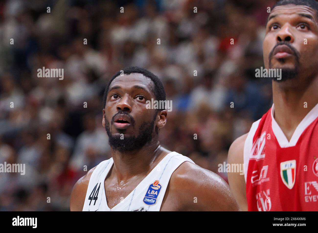 Milan, Italy. 12th May, 2024. Kamar Baldwin (Dolomiti Energia Trento) during Playoff - EA7 Emporio Armani Milano vs Dolomiti Energia Trento, Italian Basketball Serie A match in Milan, Italy, May 12 2024 Credit: Independent Photo Agency/Alamy Live News Stock Photo