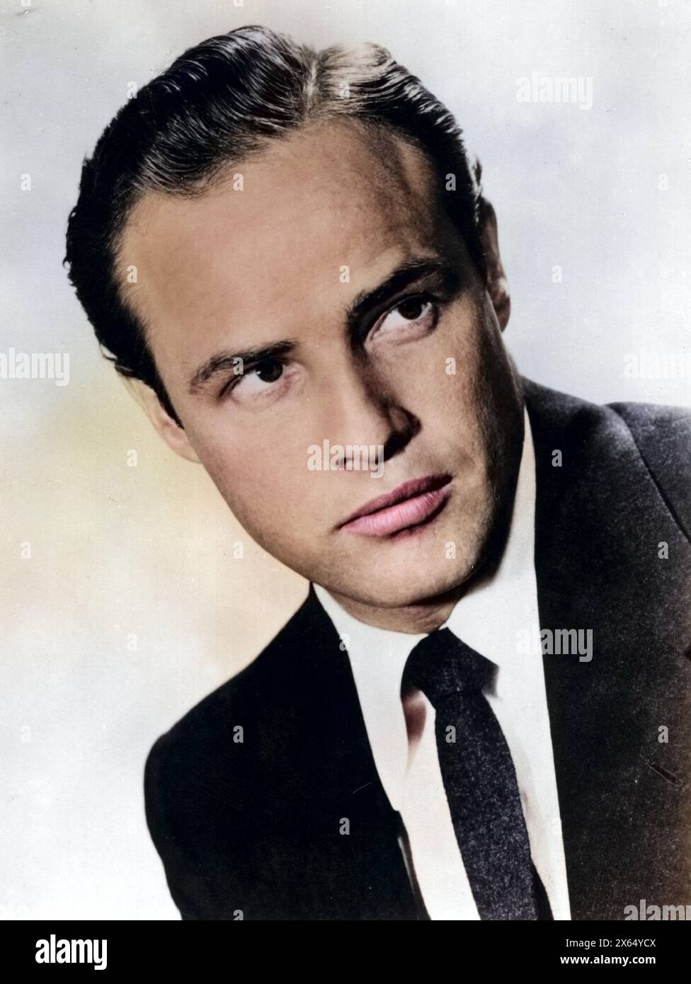 Brando, Marlon, 3.4.1924 - 1.7.2004, American actor, portrait, 1950s, 50s, ADDITIONAL-RIGHTS-CLEARANCE-INFO-NOT-AVAILABLE Stock Photo