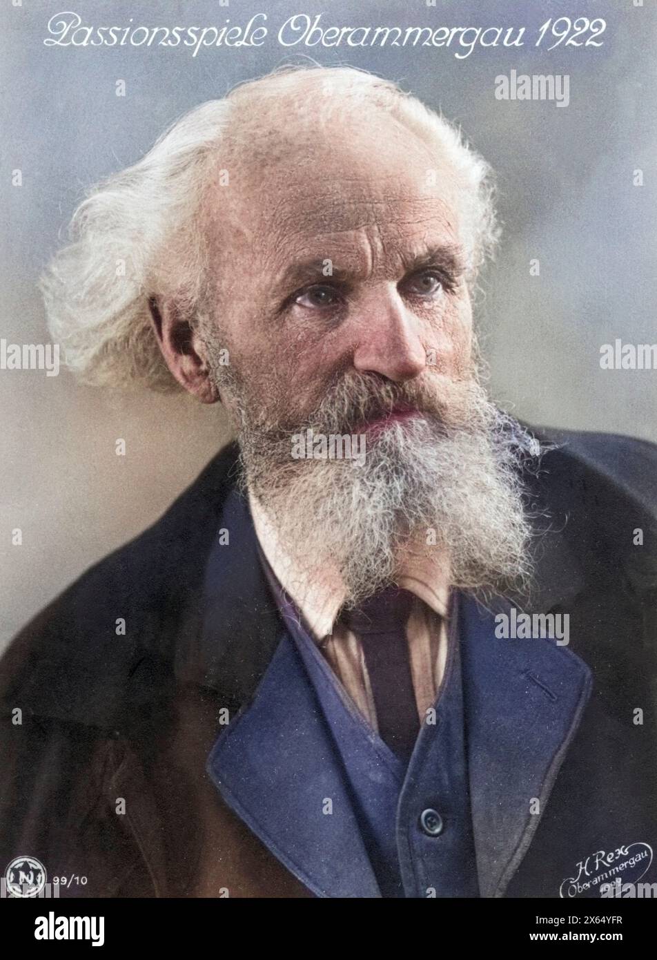 Breitsamter, Gregor, actor, passion play at Oberammergau 1922 (played the part of Herod the Great), ADDITIONAL-RIGHTS-CLEARANCE-INFO-NOT-AVAILABLE Stock Photo