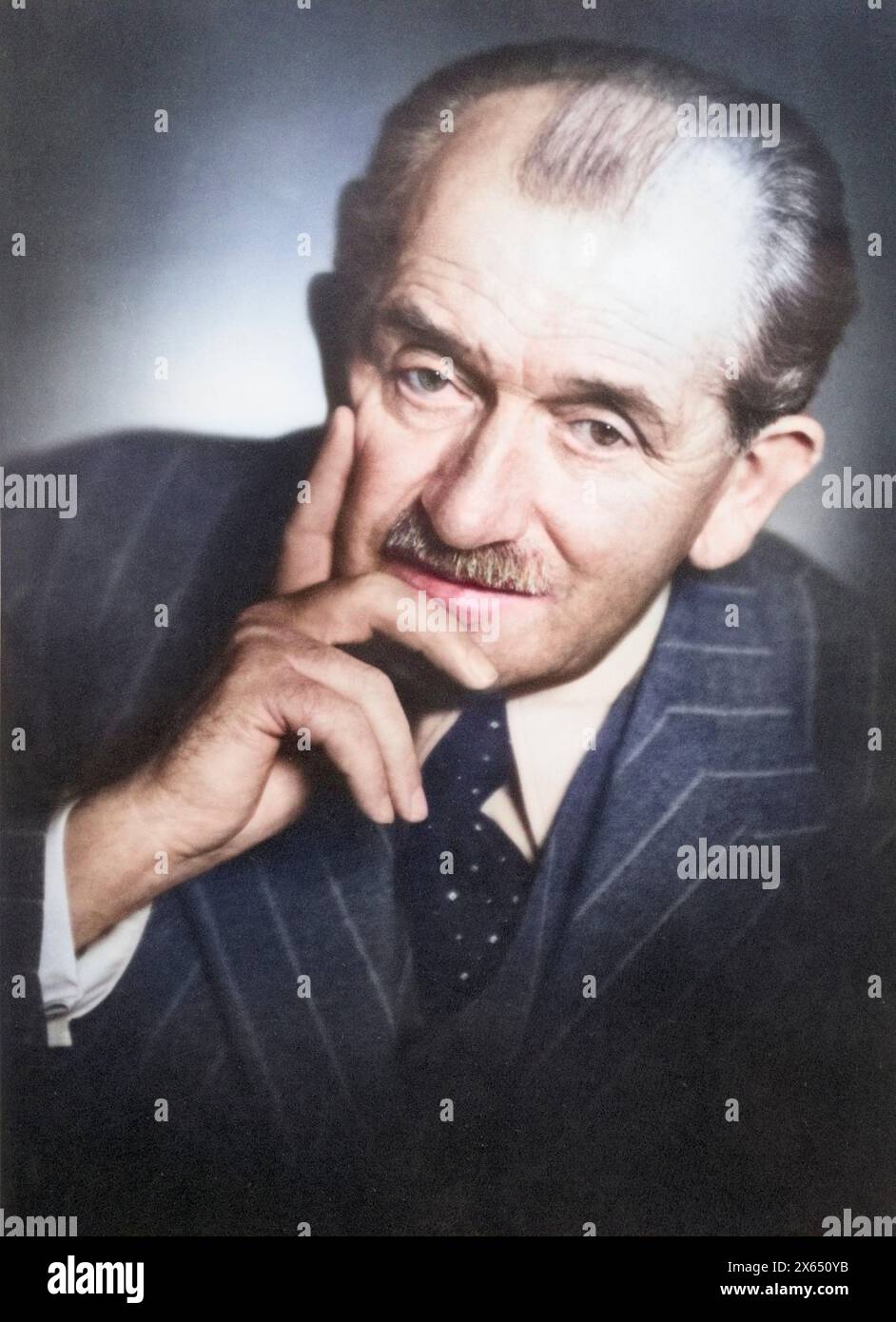 Porsche, Ferdinand, 3.9.1875 - 30.1.1951, German car design engineer, portrait, 1940s, ADDITIONAL-RIGHTS-CLEARANCE-INFO-NOT-AVAILABLE Stock Photo