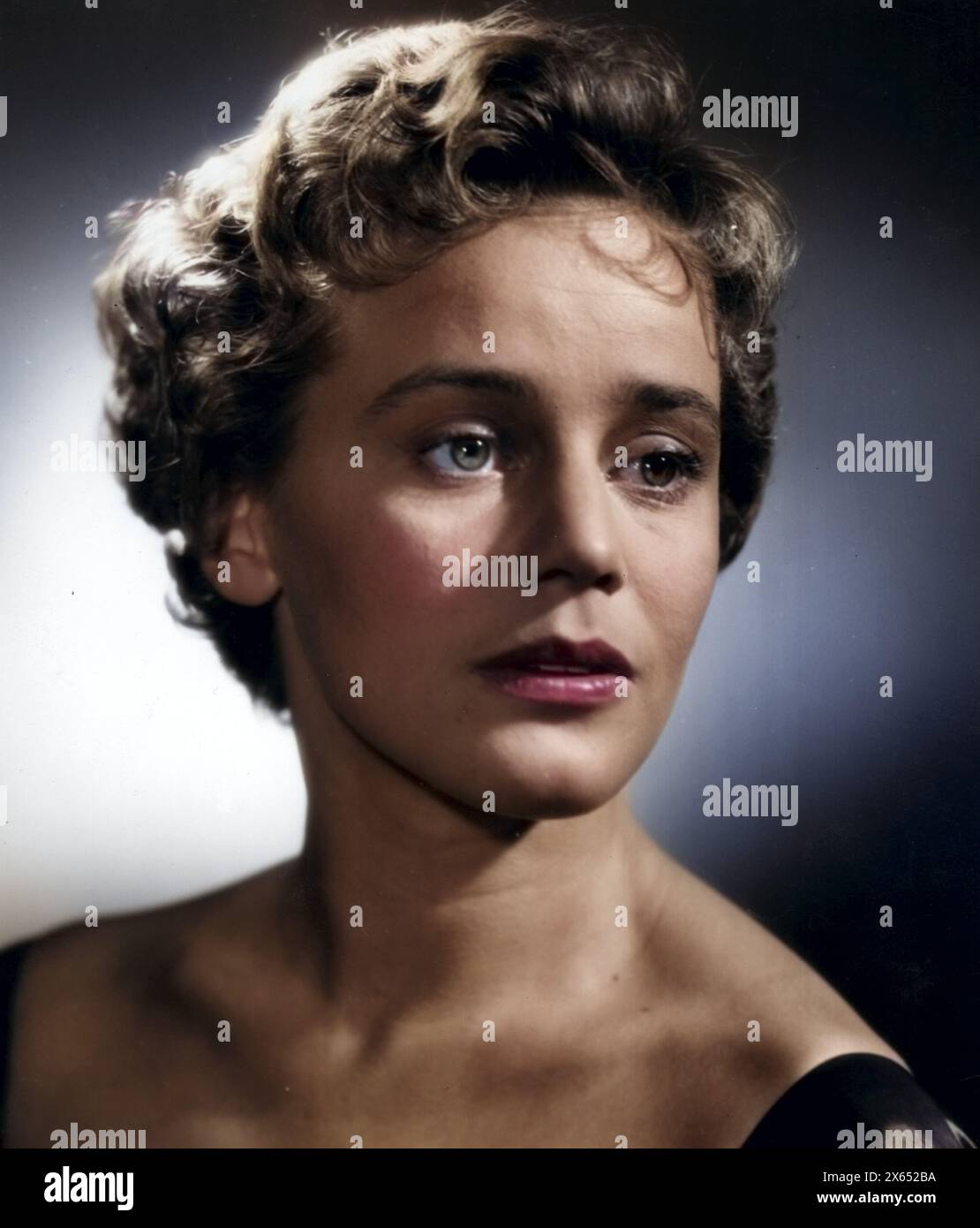 Schell, Maria, 15.1.1926 - 27.4.2005, German actress, portrait, circa 1955 , ADDITIONAL-RIGHTS-CLEARANCE-INFO-NOT-AVAILABLE Stock Photo