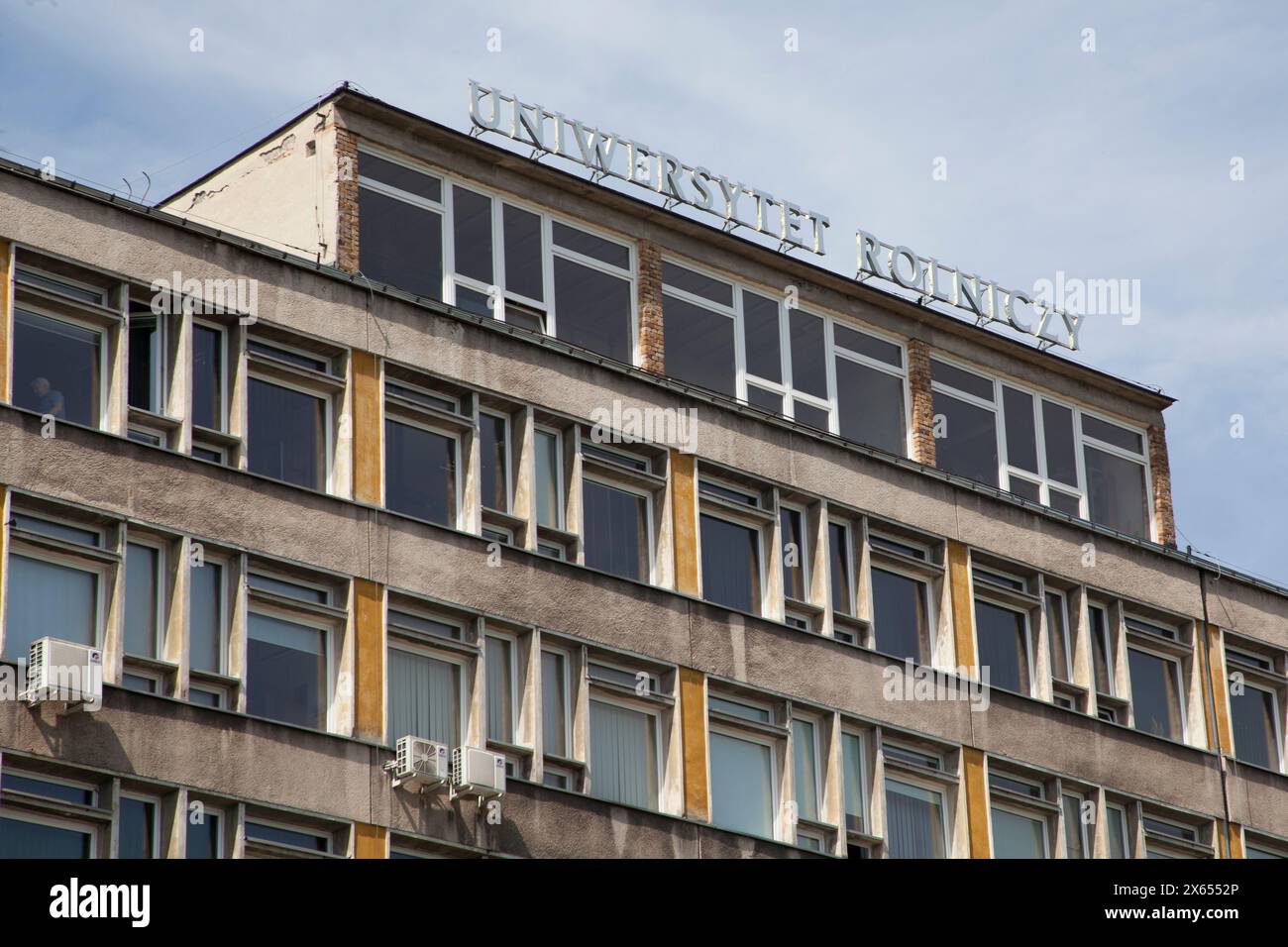 University of Agriculture in Krakow - Uniwersytet Rolniczy w Krakowie Stock Photo