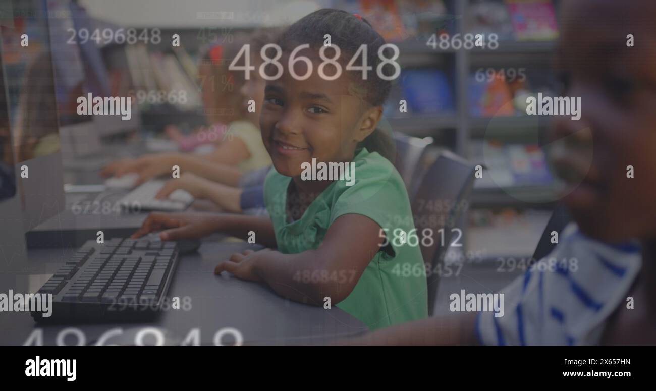 Children using computers data network hi-res stock photography and ...