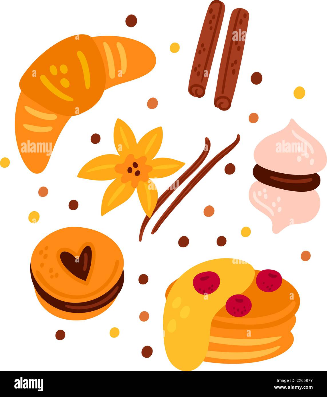 Condiment biscuit Stock Vector Images - Alamy