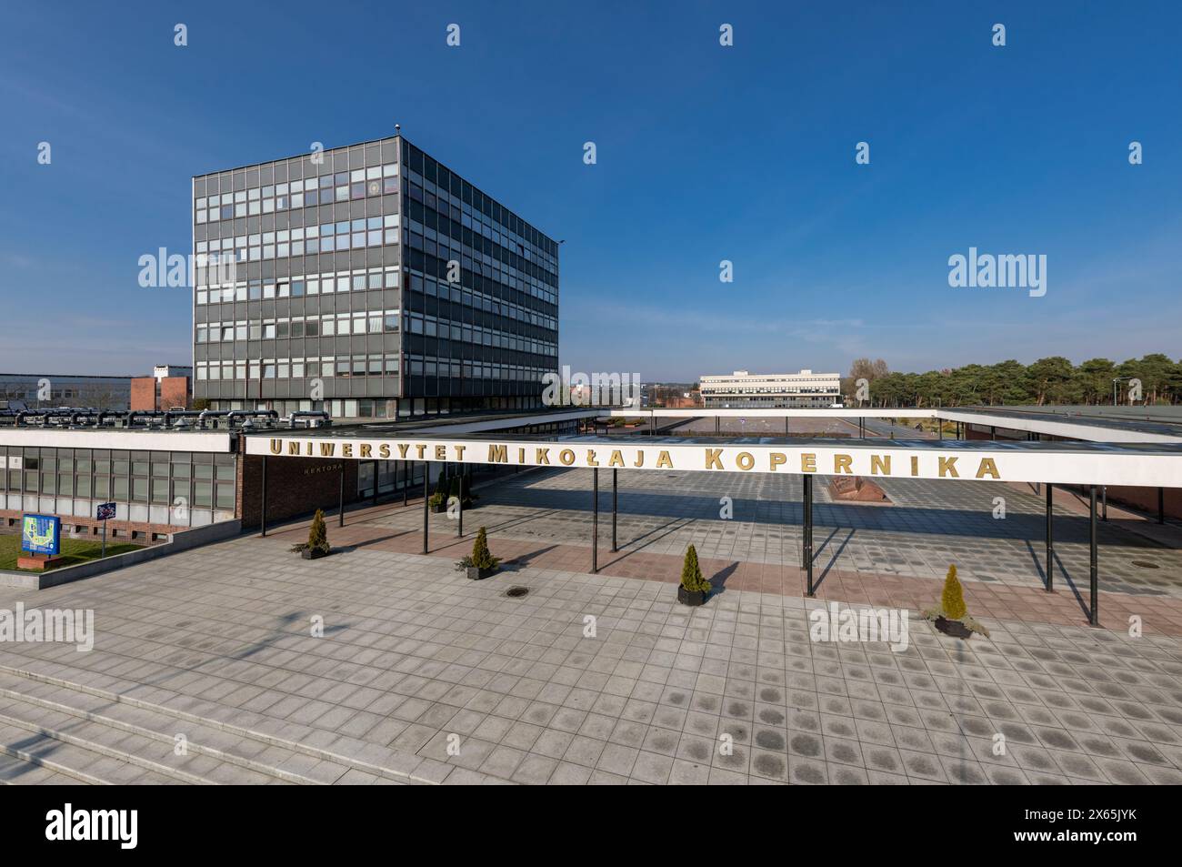 Nicolaus Copernicus University in Torun, Poland Stock Photo