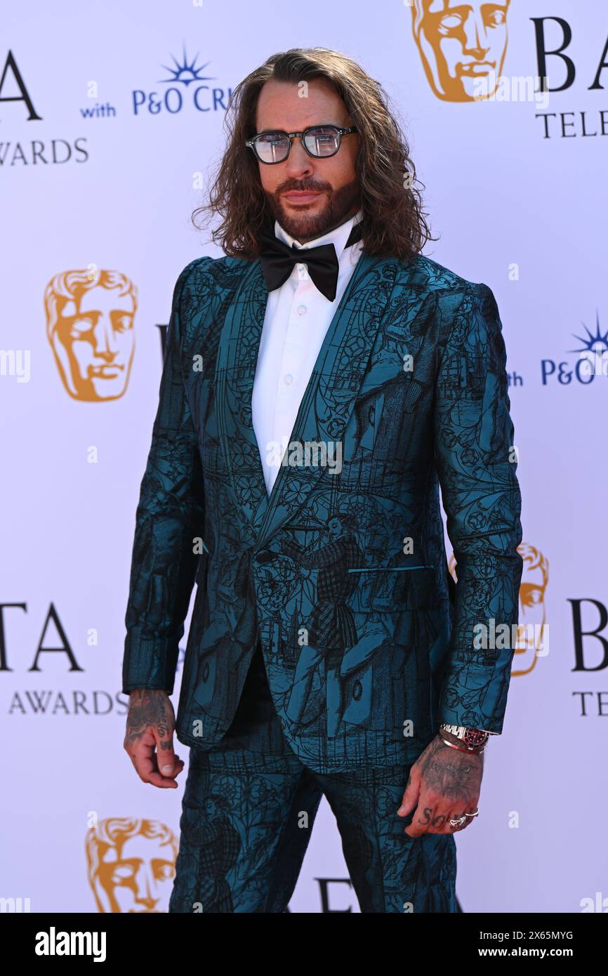 LONDON, ENGLAND - MAY 12: Pete Wicks attends the BAFTA Television Awards 2024 with P&O Cruises at The Royal Festival Hall in London, England. Credit: See Li/Picture Capital/Alamy Live News Stock Photo
