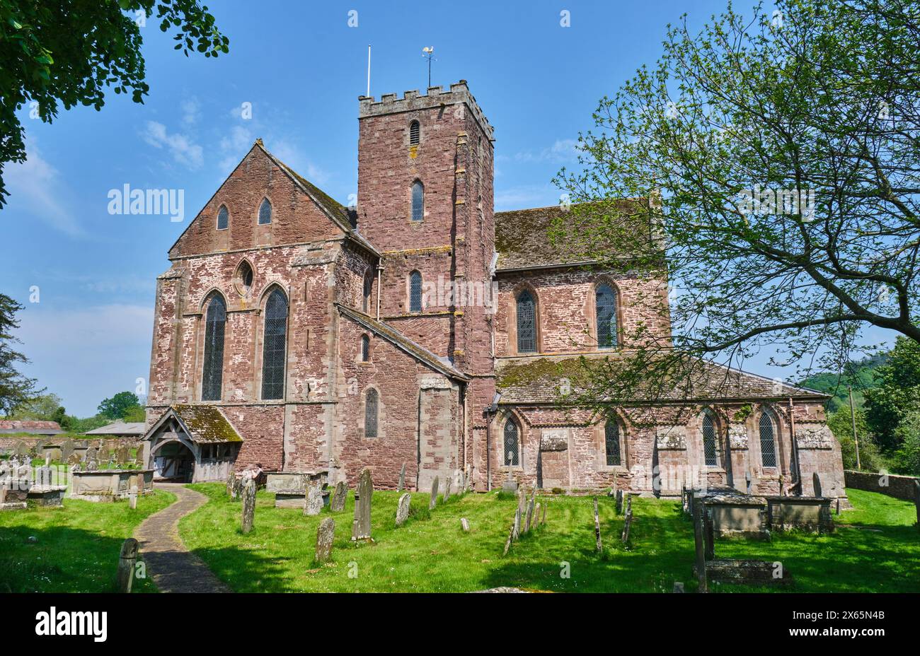 Dore Abbey, Abbey Dore, Golden Valley, Herefordshire Stock Photo