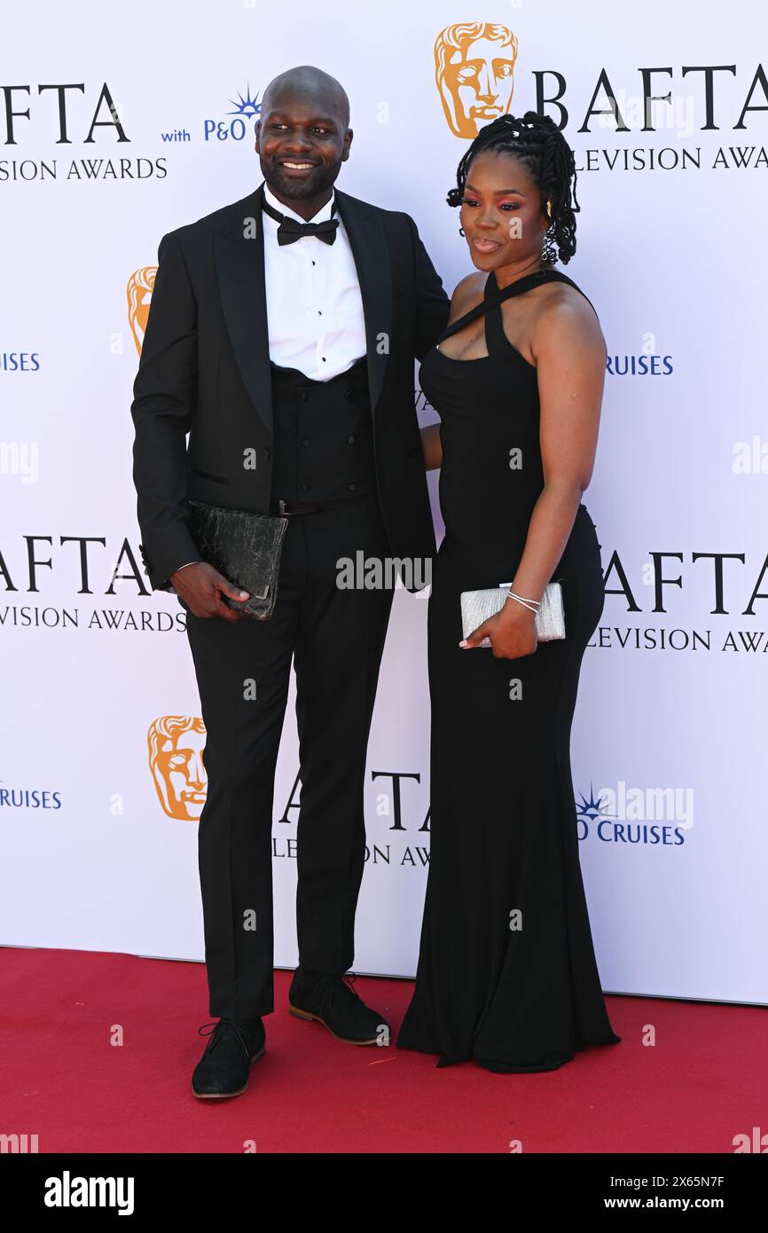 LONDON, ENGLAND - MAY 12: Dwayne Fields attends the BAFTA Television Awards 2024 with P&O Cruises at The Royal Festival Hall in London, England. Credit: See Li/Picture Capital/Alamy Live News Stock Photo