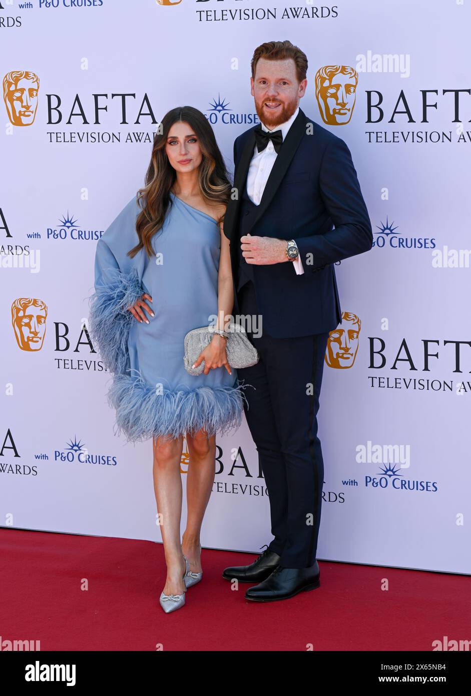 LONDON, ENGLAND - MAY 12: Kate Waldron and Paul Gorton attends the BAFTA Television Awards 2024 with P&O Cruises at The Royal Festival Hall in London, England. Credit: See Li/Picture Capital/Alamy Live News Stock Photo