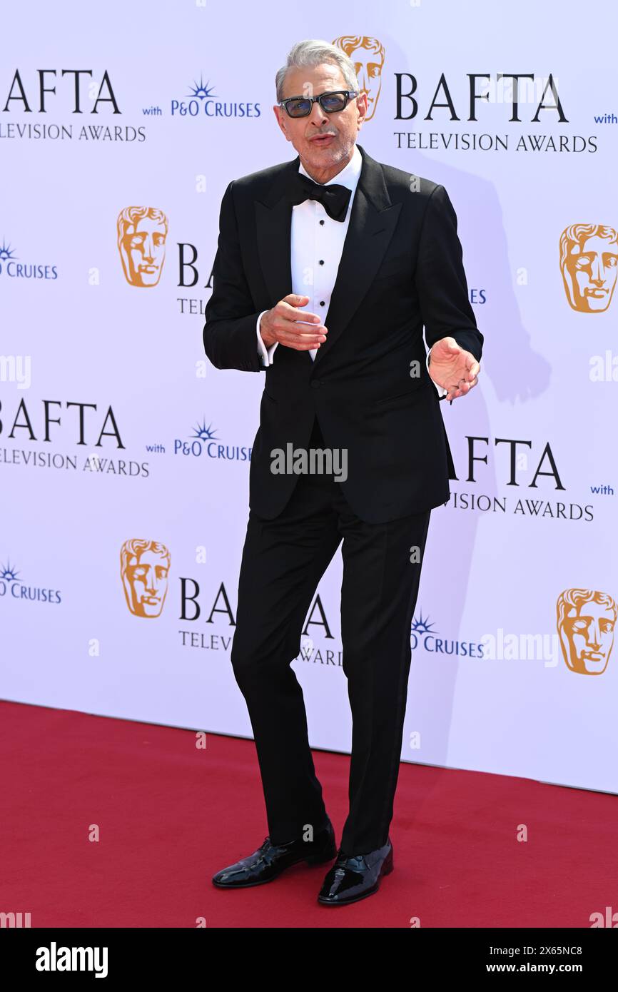 LONDON, ENGLAND - MAY 12: Jeff Goldblum attends the BAFTA Television Awards 2024 with P&O Cruises at The Royal Festival Hall in London, England. Credit: See Li/Picture Capital/Alamy Live News Stock Photo