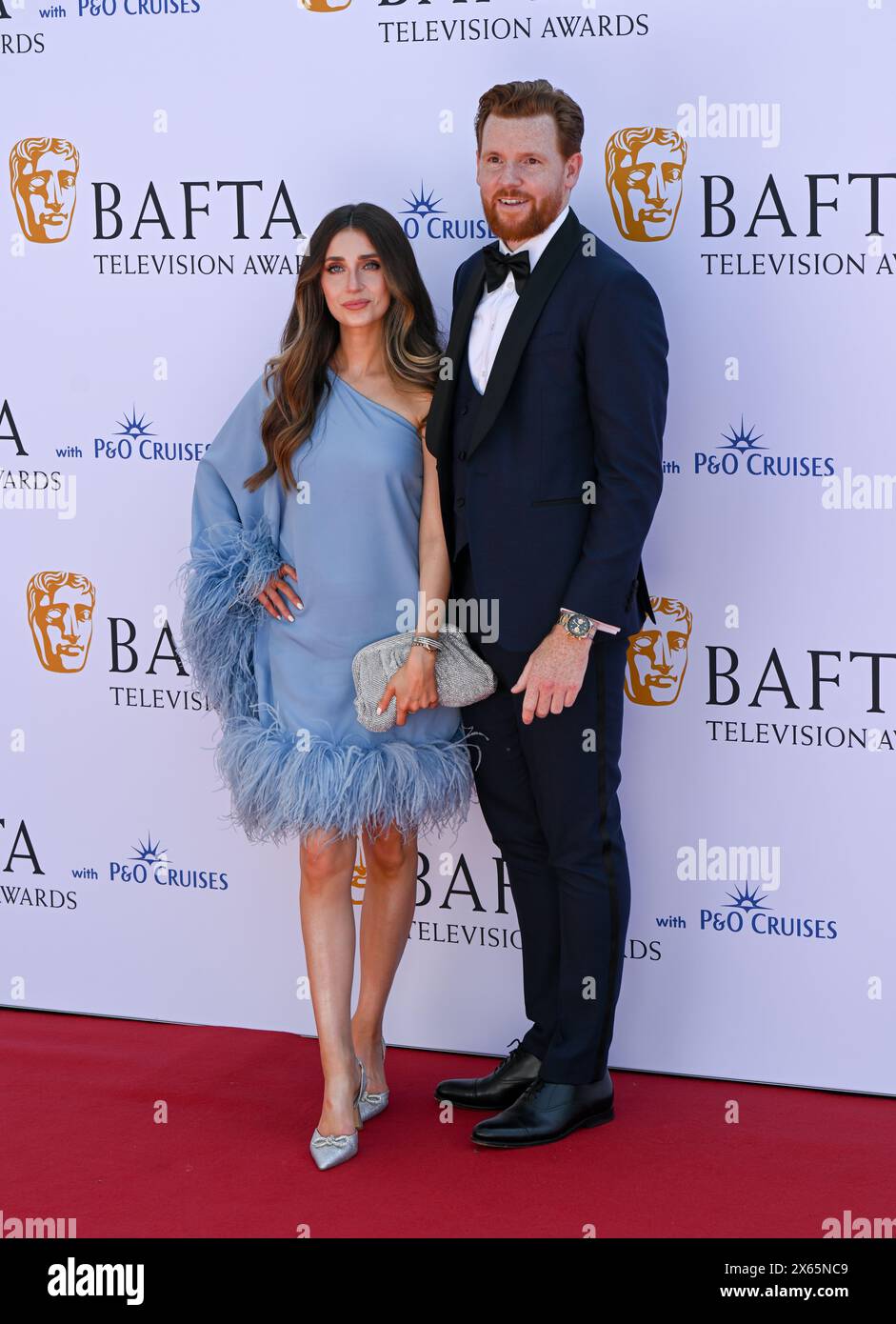 LONDON, ENGLAND - MAY 12: Kate Waldron and Paul Gorton attends the BAFTA Television Awards 2024 with P&O Cruises at The Royal Festival Hall in London, England. Credit: See Li/Picture Capital/Alamy Live News Stock Photo