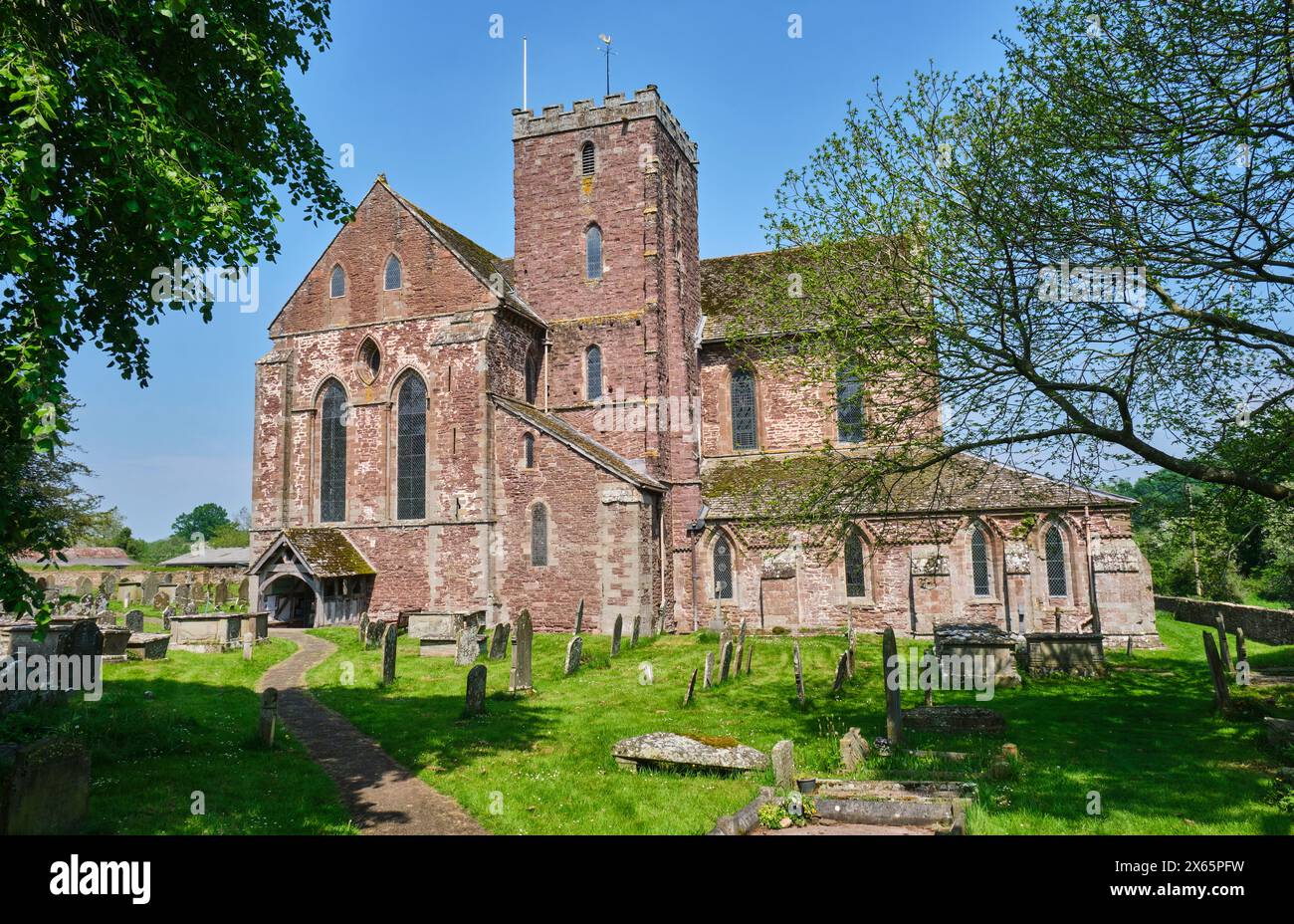 Dore Abbey, Abbey Dore, Golden Valley, Herefordshire Stock Photo