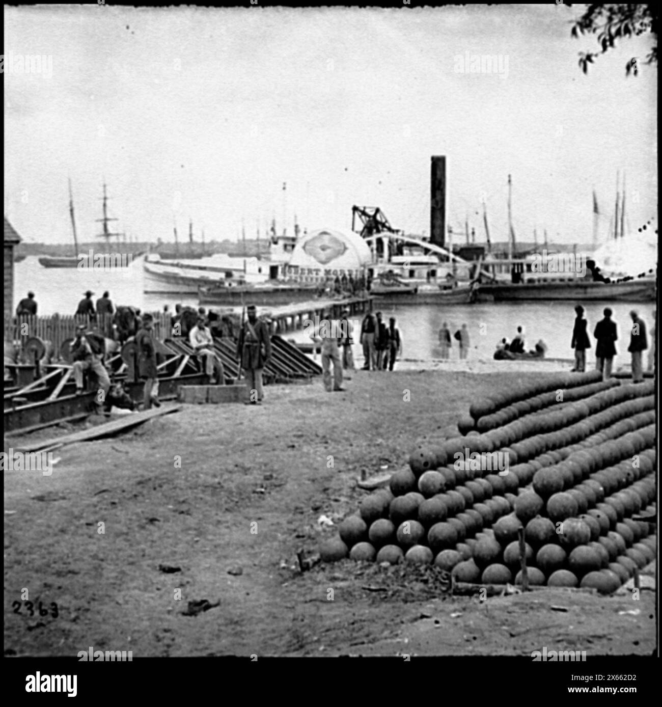 Yorktown, Va. Embarkation for White House Landing, Va., Civil War ...