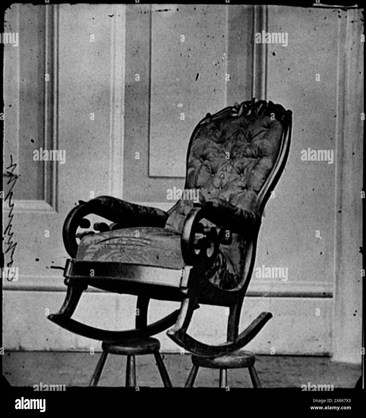 Washington, D.C. Rocking chair used by President Lincoln in Ford's ...