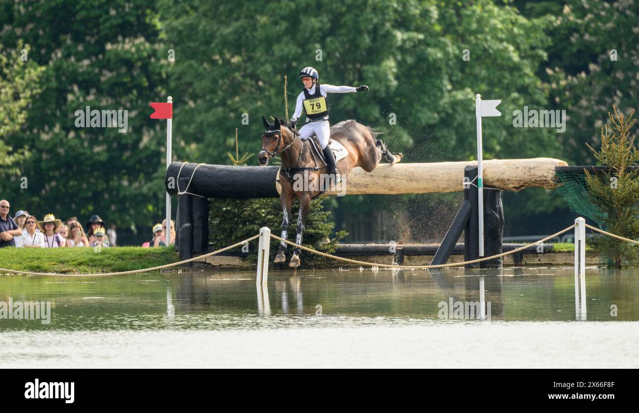 Caroline Powell and GREENACRES SPECIAL CAVALIER during the Cross ...