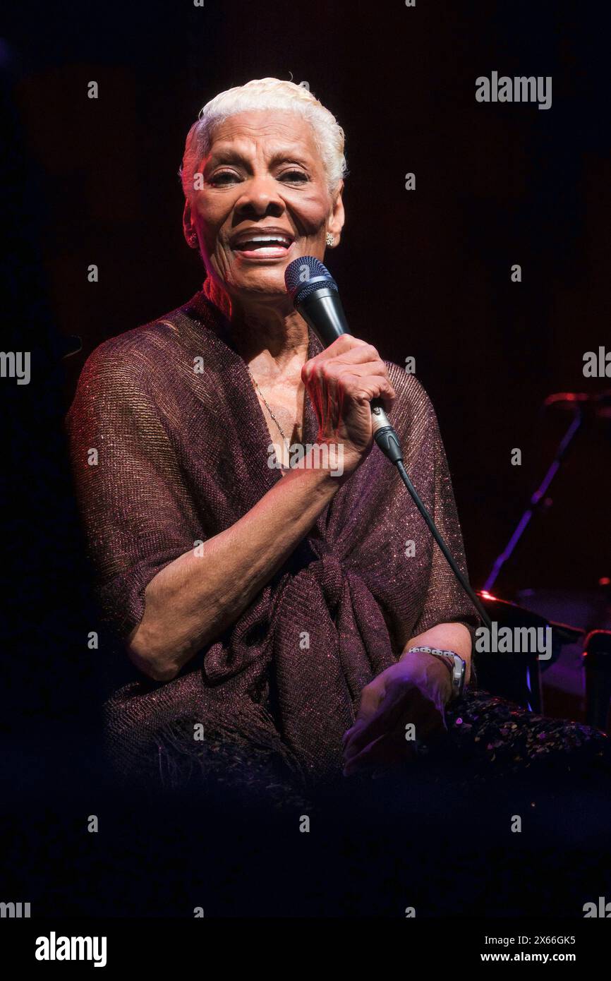 Dionne Warwick performing at the Cheltenham Jazz Festival, UK. May 1, 2024 Stock Photo