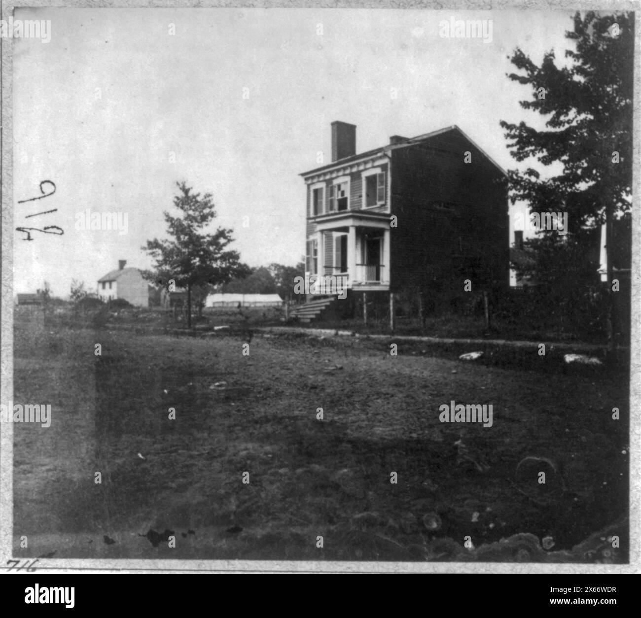 Views in Fredericksburg, Va., showing destruction of houses by
