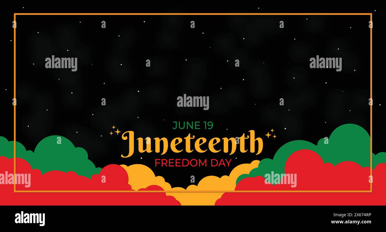 Juneteenth Independence Day Background. Black History Month. Freedom or ...