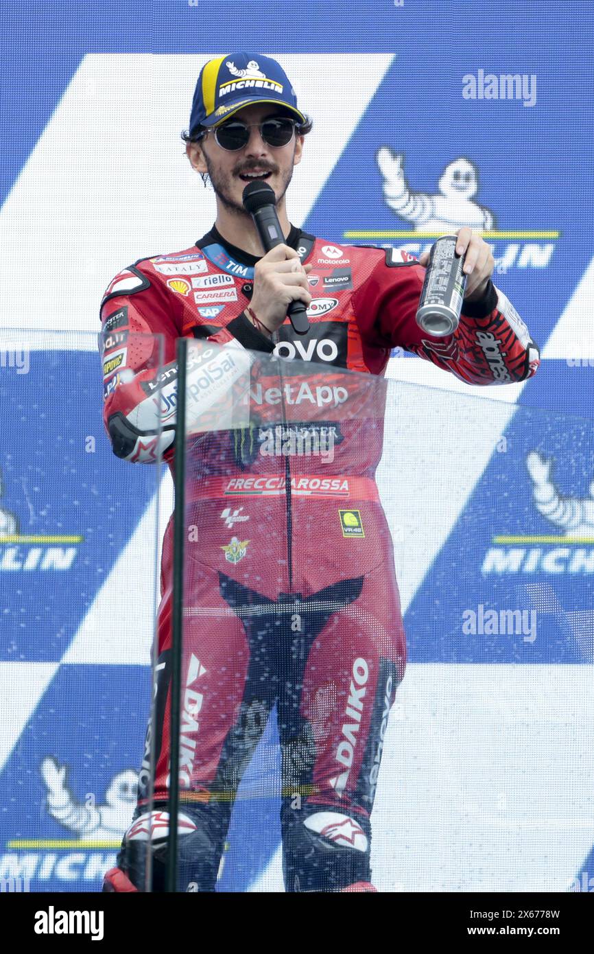Third place Francesco Bagnaia of Italy #1 and Ducati Lenovo Team during ...