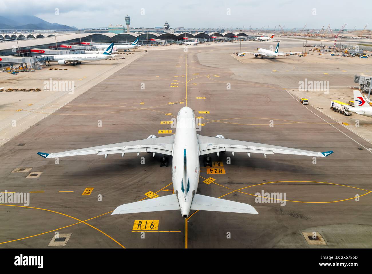 Cathay pacific airbus a330 hi-res stock photography and